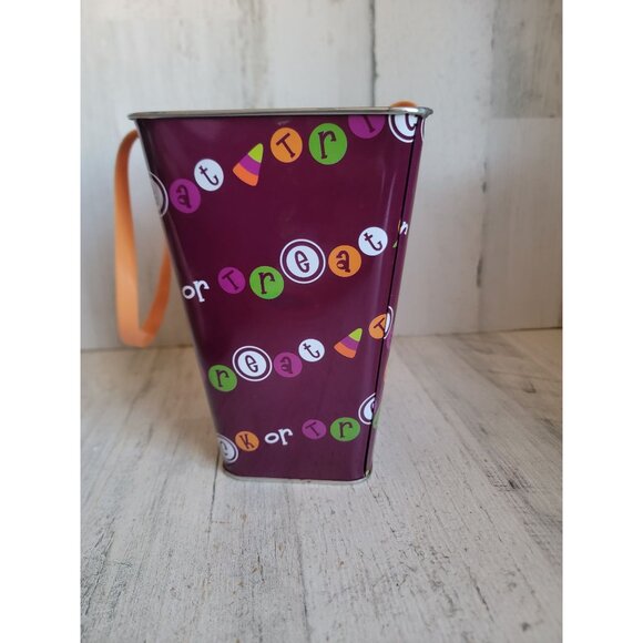 Winnie Pooh Halloween candy bucket metal tiger piglet Disney - Picture 7 of 10